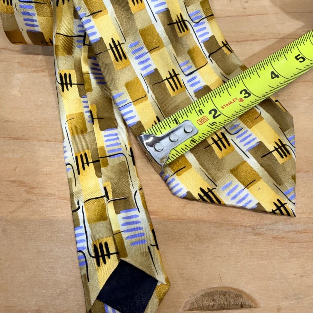 J. Garcia Necktie OS Gold Emerald City Limited Edition Collection Forty-Six Silk